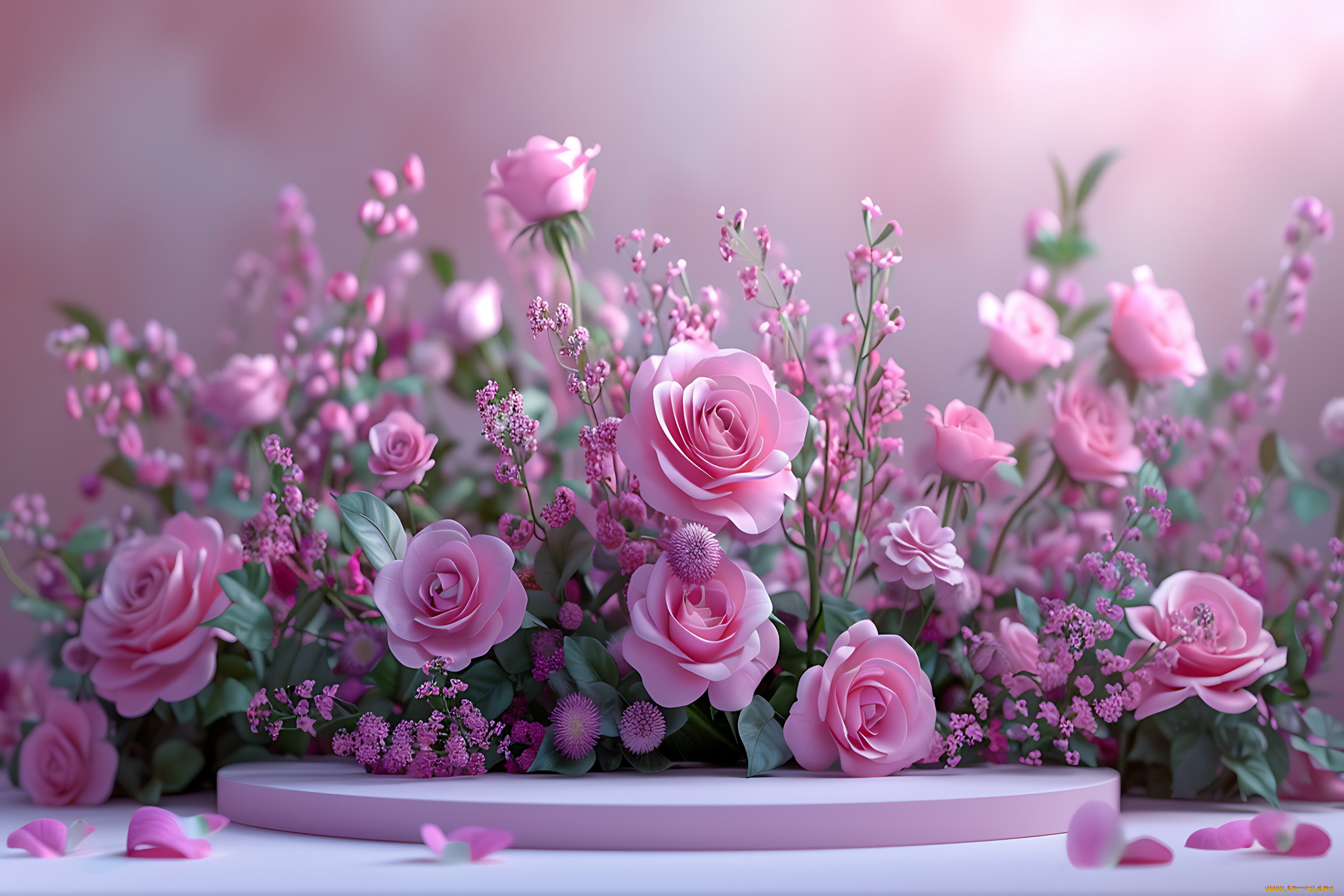 3 ,  , flowers, 